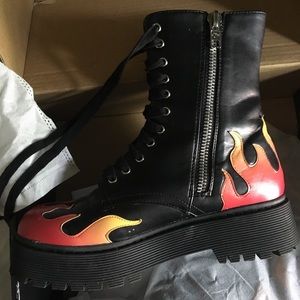 Current Mood Hell’s Darling Combat Boots